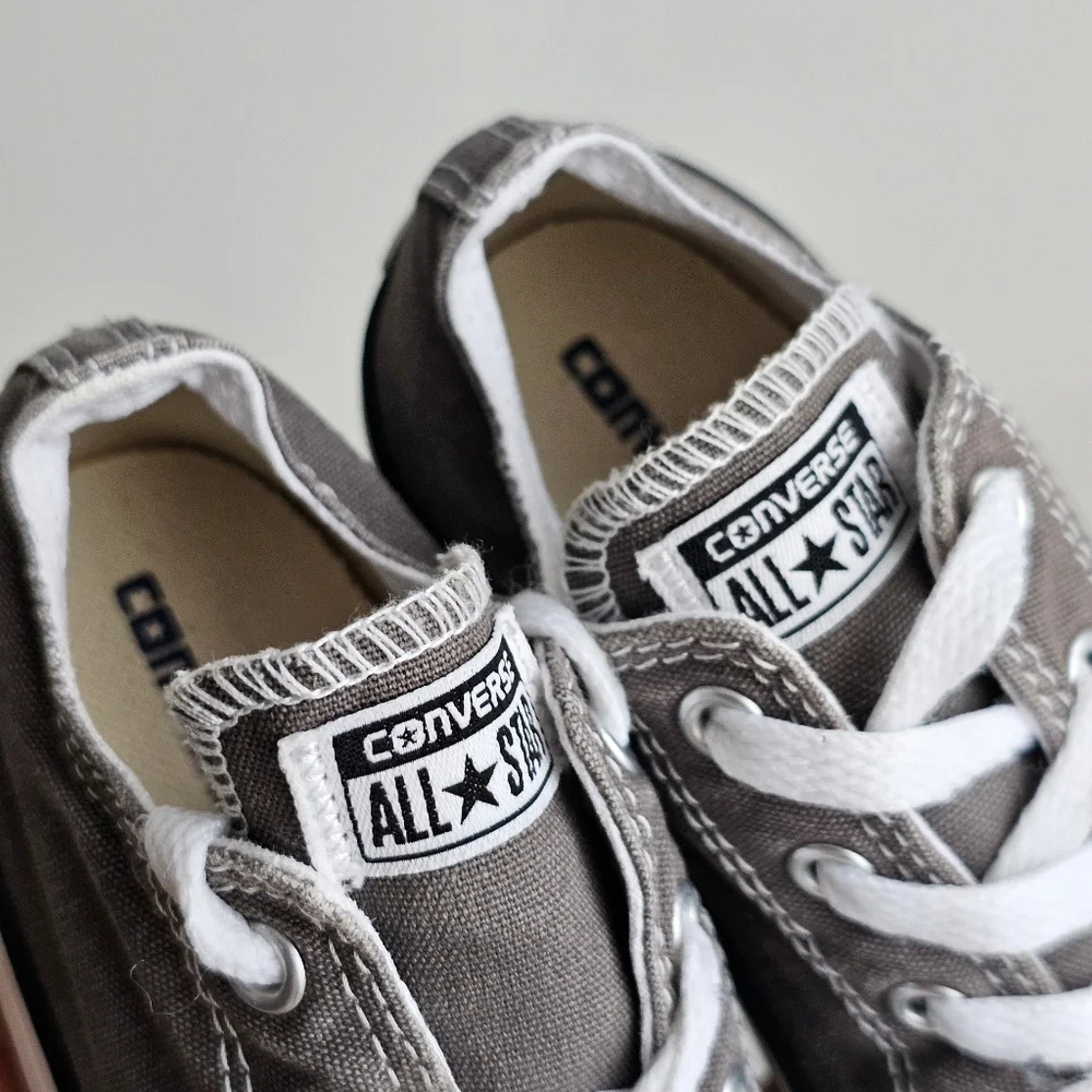 Converse 7J794: Unisex-Baby Chuck Taylor Ox Low Charcoal Sneaker Infant US 9